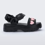 Melissa Fashion Black Kick Off Sandal Lazy Oaf
