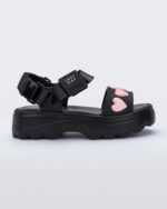 Melissa Fashion Black Kick Off Sandal Lazy Oaf