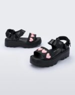 Melissa Fashion Black Kick Off Sandal Lazy Oaf - Image 3