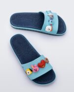 Melissa Fashion Blue Beach Slide Next Gen Bt21 - Image 4