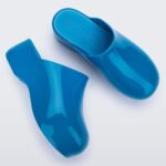 Melissa Fashion Bubble Simon Miller Clog Shiny Blue-Blue