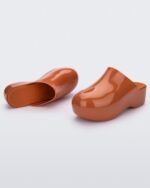 Melissa Fashion Bubble Simon Miller Clog Shiny Sepia Brown - Image 2