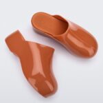 Melissa Fashion Bubble Simon Miller Clog Shiny Sepia Brown