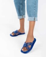 Melissa Fashion Cali Slide Larroude Blue - Image 3