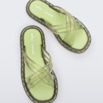 Melissa Fashion Cali Slide Larroude Green