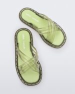 Melissa Fashion Cali Slide Larroude Green