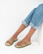 Melissa Fashion Cali Slide Larroude Green - Image 3