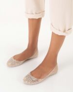 Melissa Fashion Campana Papel Brushed Flat Beige - Image 3