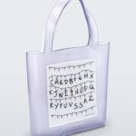 Melissa Fashion Clear Canvas Bag Stranger Things