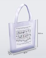 Melissa Fashion Clear Canvas Bag Stranger Things - Image 6