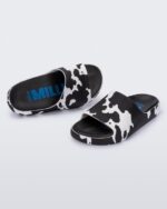 Melissa Fashion Cloud Simon Miller Slide Black-White Cow - Image 2