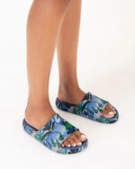 Melissa Fashion Cloud Tarsila Do Amaral Slide Blue - Image 3