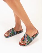 Melissa Fashion Cloud Tarsila Do Amaral Slide Tan - Image 3