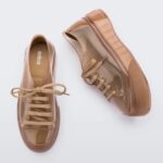 Melissa Fashion Drive Sneaker Clear Beige Flecked