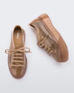 Melissa Fashion Drive Sneaker Clear Beige Flecked