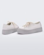 Melissa Fashion Drive Sneaker White-Beige