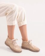 Melissa Fashion Fluffy Boot Beige - Image 3