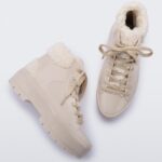 Melissa Fashion Fluffy Sneaker Beige