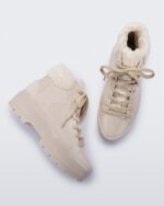 Melissa Fashion Fluffy Sneaker Beige