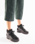 Melissa Fashion Fluffy Sneaker Black - Image 3