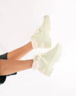 Melissa Fashion Fluffy Sneaker Green - Image 3