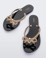 Melissa Fashion Harmonic Chrome IX Black-Gold