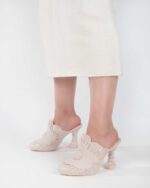 Melissa Fashion Joy Flower Thomas Benjamin Heel Beige - Image 3
