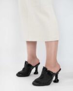 Melissa Fashion Joy Flower Thomas Benjamin Heel Black - Image 3