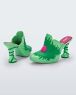 Melissa Fashion Joy Flower Thomas Benjamin Heel Green - Image 2