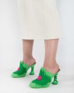 Melissa Fashion Joy Flower Thomas Benjamin Heel Green