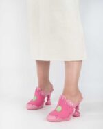 Melissa Fashion Joy Flower Thomas Benjamin Heel Pink - Image 3