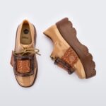 Melissa Fashion Kick Off Buckle Up Viktor & Rolf Brown