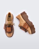 Melissa Fashion Kick Off Buckle Up Viktor & Rolf Brown