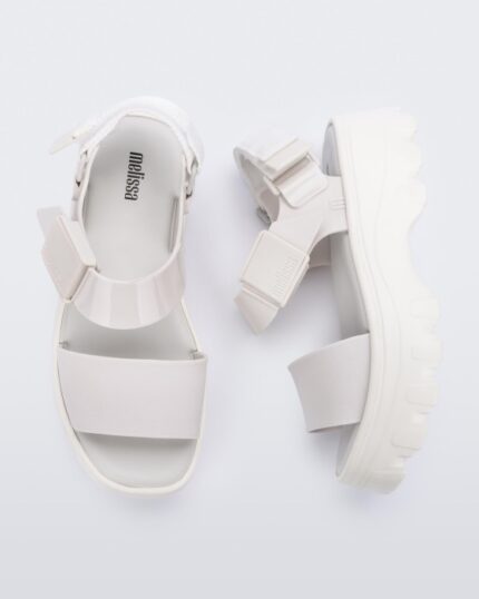 Melissa Fashion Kick Off Sandal Platform White