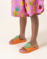 Melissa Fashion Mini Cloud Slide Fábula Infantil Orange - Image 2