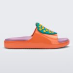 Melissa Fashion Mini Cloud Slide Fábula Infantil Orange
