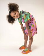 Melissa Fashion Mini Cloud Slide Fábula Infantil Orange - Image 5