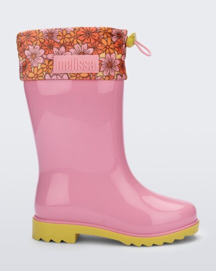 Melissa Fashion Mini Rain Boot Kids Pink