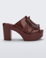 Melissa Fashion Mule Buckle Up Viktor & Rolf Brown - Image 4