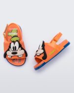 Melissa Fashion Orange Mini Beach Slide Sandal Mickey And Friends Baby - Image 3