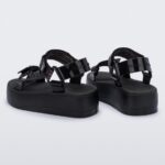 Melissa Fashion Papete Platform Rider Sandal Black