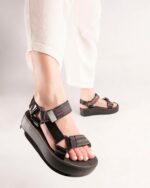 Melissa Fashion Papete Platform Rider Sandal Black - Image 3