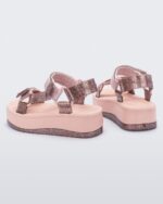 Melissa Fashion Papete Platform Rider Sandal Pink