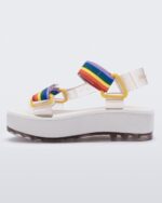 Melissa Fashion Papete Platform Rider Sandal White - Image 2