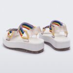 Melissa Fashion Papete Platform Rider Sandal White
