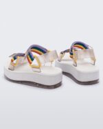 Melissa Fashion Papete Platform Rider Sandal White