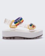 Melissa Fashion Papete Platform Rider Sandal White - Image 4