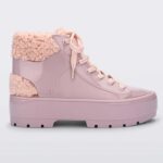 Melissa Fashion Pink Fluffy Sneaker