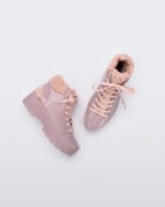 Melissa Fashion Pink Fluffy Sneaker - Image 4