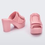 Melissa Fashion Pink Mule Buckle Up Viktor & Rolf